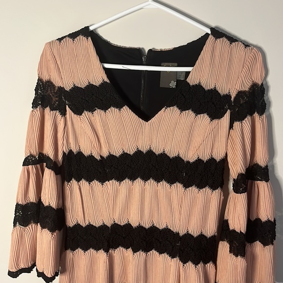 Taylor pink and black cocktail dress - Picture 4 of 7